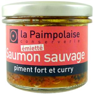 ÉMIETTÉ DE SAUMON SAUVAGE Au Piment et Curry.