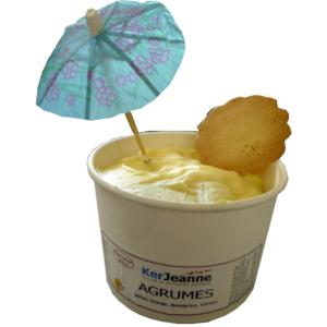 Pot de glace<br>Agrumes.