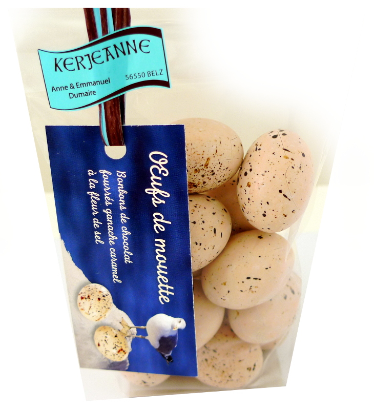 Oeufs de Mouette en chocolat.