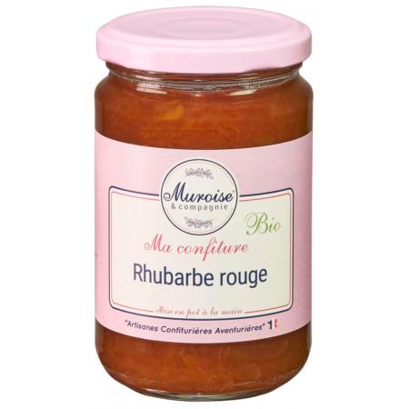 Confiture de rhubarbe rouge bio