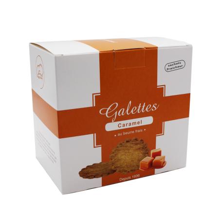 GALETTES CARAMEL À LA FLEUR DE SEL BOÎTE 400g