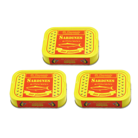 Sardines aux piments lot de 3