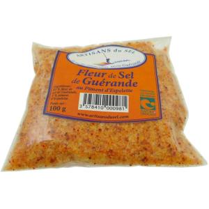 FLEUR DE SEL AU PIMENT D'ESPELETTE.