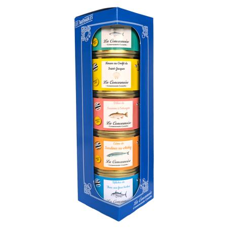 Étui DE 5 RILLETTES DE POISSONS 60-65g
