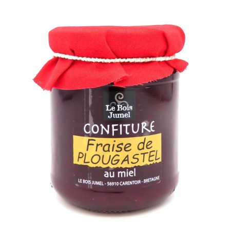 CONFITURE À LA FRAISE DE PLOUGASTEL ET AU MIEL