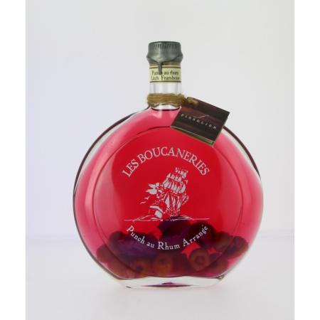 PUNCH AU RHUM LITCHI-FRAMBOISE 18%<br>Les Boucaneries