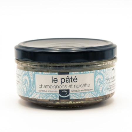 PÂTÉ CHAMPIGNONS ET NOISETTE<BR>Secrets de Famille