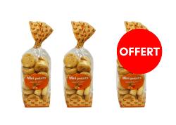 2 sachets mini palets mandarine, le 3ème OFFERT