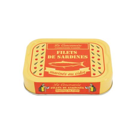 Filets de sardines marinés au cidre 115g