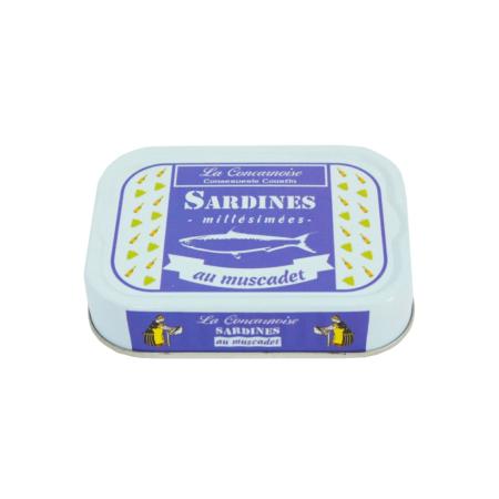 Sardines au muscadet et aux aromates 115g