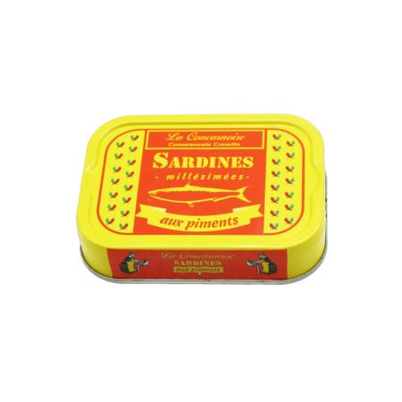 Sardines aux piments 115g