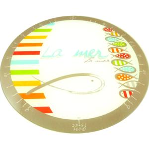 PLAT DIVISEUR "COTE MER" Rond,30cm.