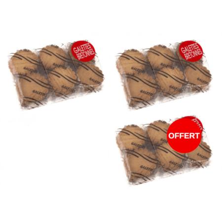 2 sachets galettes 460g achetés, le 3ème OFFERT