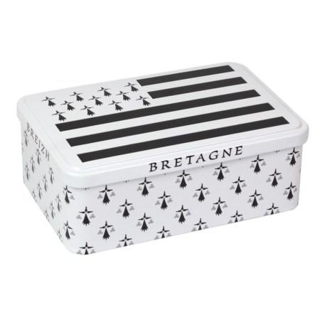 BOÎTE PALETS BRETONS 280g - Motif Drapeau breton