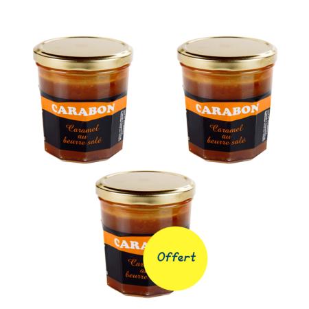 3 CARABONS 325g CARAMEL Promo