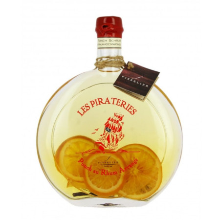 PUNCH AU RHUM SCHRUB 30%<br>Les Pirateries