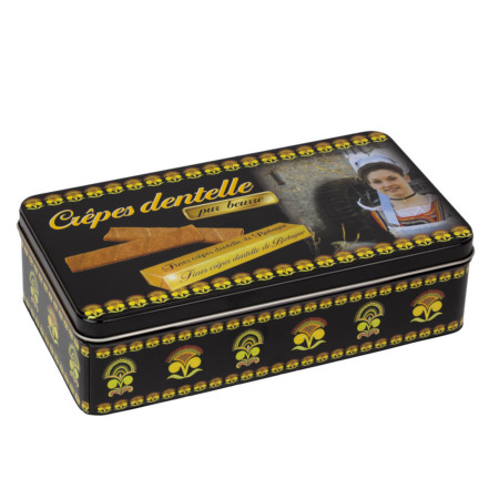 Crêpes dentelle Nature - Boîte métal 240g.