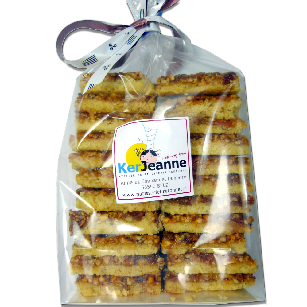 Shortbreads sablés caramel et figue.