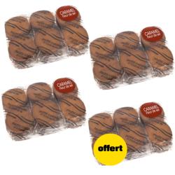 3 sachets palets caramel 460G achetés, le 4ème OFFERT
