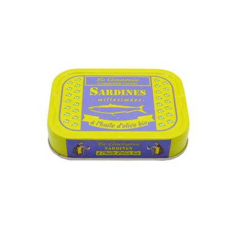 Sardines à l'huile d'olive bio 115g