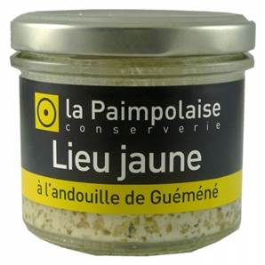 RILLETTES DE LIEU JAUNE à l'andouille