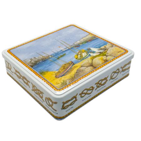 BOÎTE GALETTES & PALETS BRETONS 460g - Motif cordages