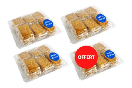 3 sachets petits beurre 460g achetés + 1 Offert
