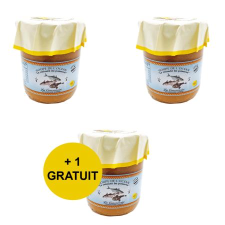 Soupe de l'océan Bocal 360g x 2 + 1 GRATUIT