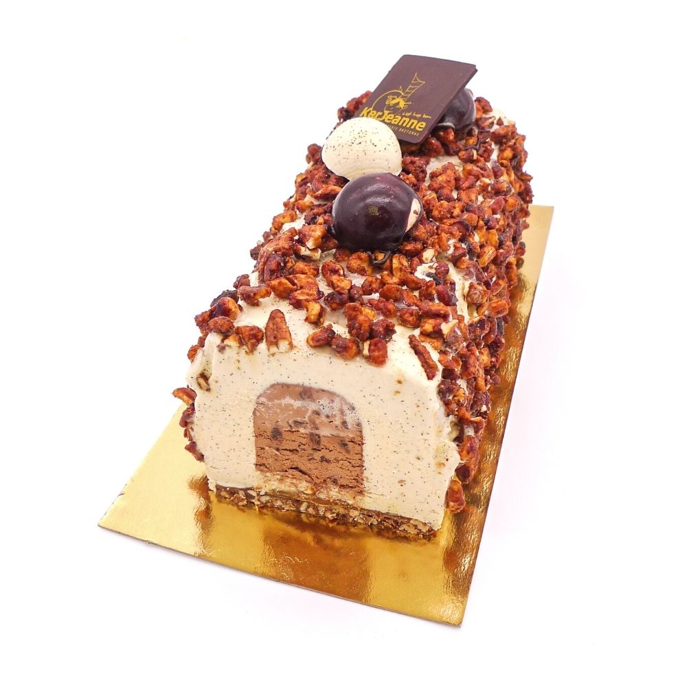 Bûche Vanilha pécan breizh
