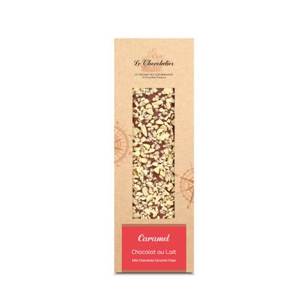 Tablette Chocolat au Lait Eclats de Caramel 90g