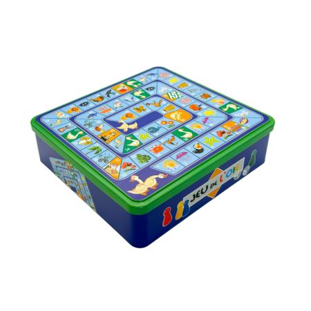 BOÎTE GALETTES & PALETS BRETONS 460g - Motif jeu de l'oie