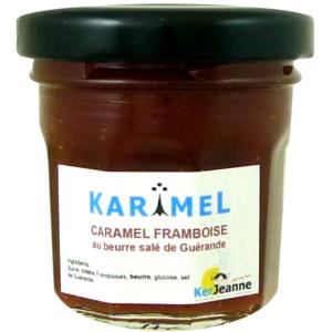 CRÈME DE KARIMEL FRAMBOISE<br>Pot dégustation 45g.