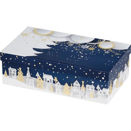 COFFRET CARTON RECTANGLE BONNES FETES