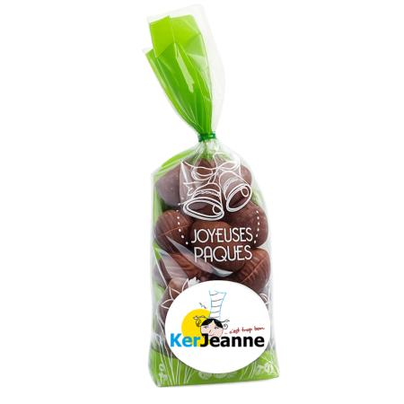 CHOCOLATS DE PÂQUES Sachet Oeufs fourrés chocolat lait - 200G