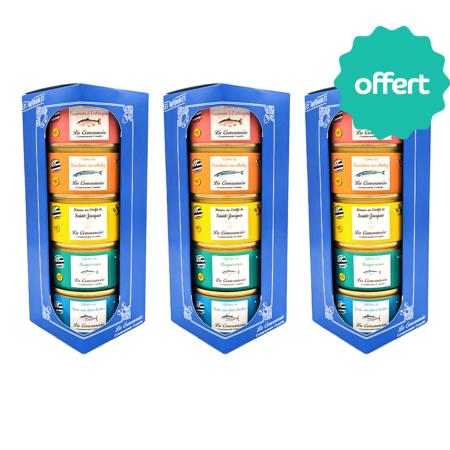 2 étuis 5 tartinables 130g +  le 3 ème offert