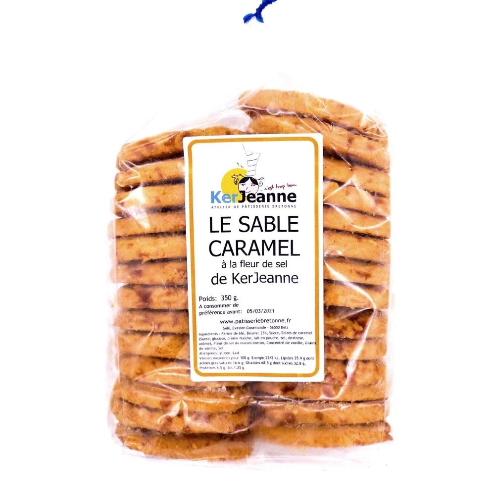 LE SABLÉ CARAMEL À LA FLEUR DE SEL