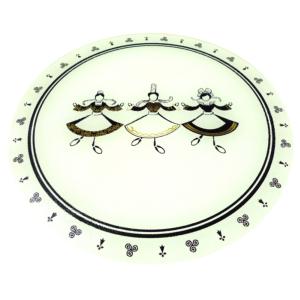 PLAT DIVISEUR "GAVOTTE" Rond,30cm.