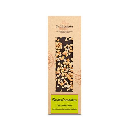 Tablette Chocolat Noir Noisettes Caramélisées 90g